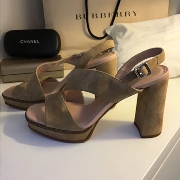NWOT Marc Cain Block Heeled Platforms - Picture 4 of 10